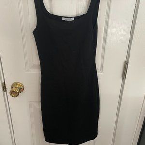 Zara Black Cotton Mini Dress S